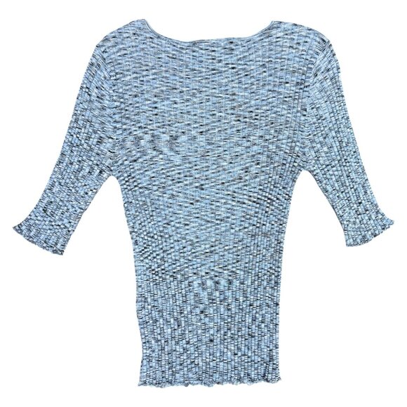 NWT! VERONICA BEARD Lipa Rib Knit Pullover Sweetheart Top | Size Large - Picture 7 of 11